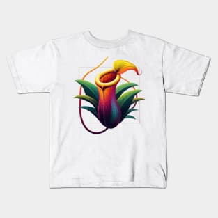 Nepenthes lowii Pitcher Plant Terrarium Vibrant Colors Kids T-Shirt